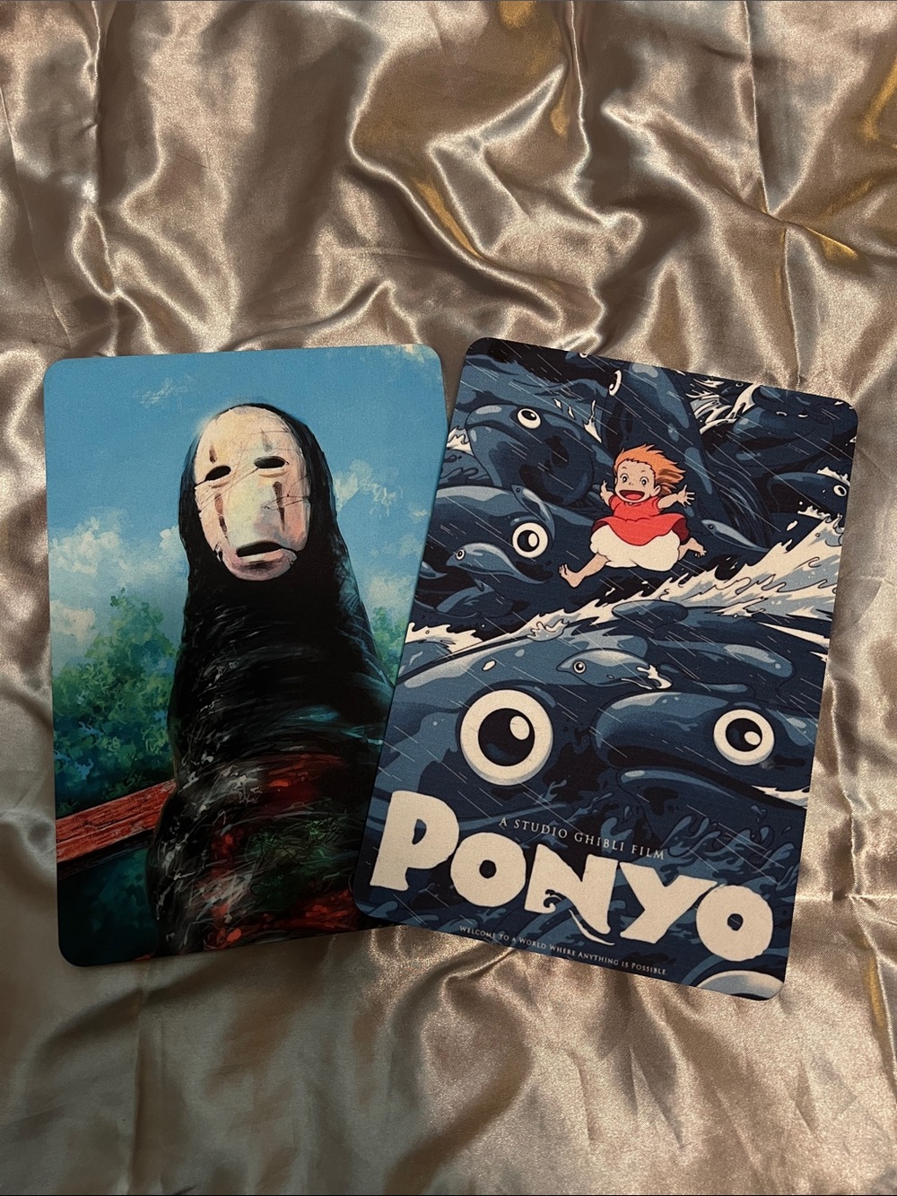 Ghibli wall art Ponyo and Spirited Away